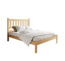 Ver imagem 5 de Cama Casal Rústica Madeira Maciça Jasmim Amarelo/Cera Mel