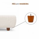 Ver imagem 4 de Cama Japonesa com Cabeceira Louvre Seo Casal Linho Off White - Sallar Home