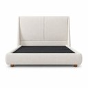 Ver imagem 7 de Cama Japonesa com Cabeceira Louvre Seo Casal Linho Off White - Sallar Home