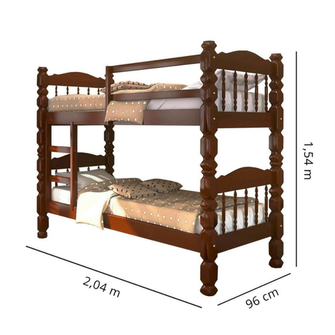 Beliche Palmo Madeira Maciça Castanho|saimys Mod02