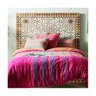 Cabeceira Cama Queen Albaron Madeira Entalhada 38mm - 160x142cm - 1