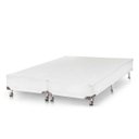 Ver imagem 1 de Cama Box Base King Size Corino (186x198) - Branco
