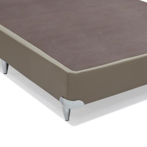 Cama Box Solteiro King Corino (96x203) - Marrom
