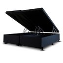Ver imagem 1 de Cama Box Baú King Size Corino (186x198) - Preto