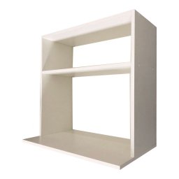 Suporte Microondas com Nicho em Mdf Branco [f031] - 1