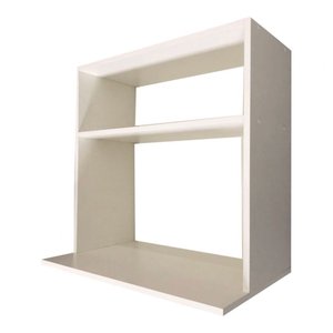 Suporte Microondas com Nicho em Mdf Branco [f031]