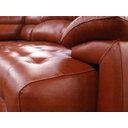 Ver imagem 7 de Sofá Retrátil e Reclinável de Couro Filipinas Canto com Chaise Esquerda 1,26m - Conhaque com