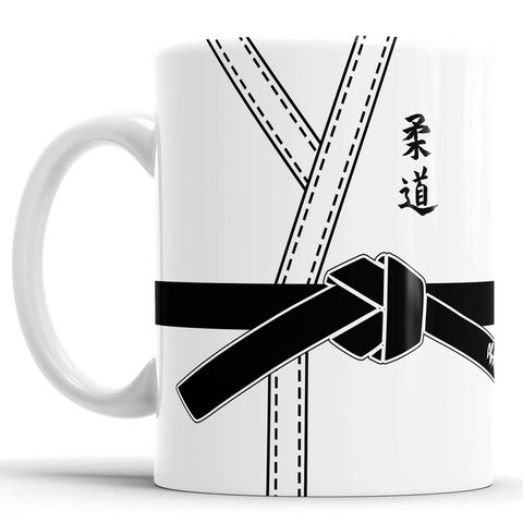Caneca Kimono Judô Faixa Preta