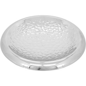 HOME&CO CENTRO MESA 6x30x30cm INOX PRATA