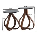 Ver imagem 2 de kit 2 Mesas laterais decorativas