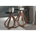 Ver imagem 1 de kit 2 Mesas laterais decorativas