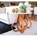 Ver imagem 1 de kit 2 Mesas laterais decorativas Bella