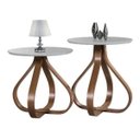 Ver imagem 2 de kit 2 Mesas laterais decorativas Bella