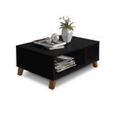 Ver imagem 3 de MESA DE CENTRO SALA DE ESTAR PRETO JORDANIA