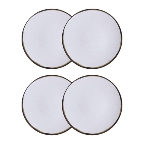 Conjunto 4 Pratos Rasos 25cm Canyon Porcelana Tramontina