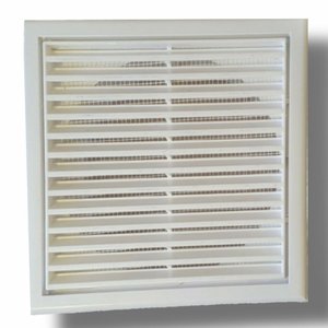 Grelha Fixa em Plástico ABS c/Tela Mod: GFT-125