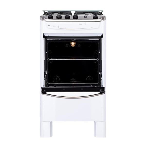 Fogão a Gás 4 Bocas New Fastcook Atlas Acendimento Automático Bivolt Branco - 3