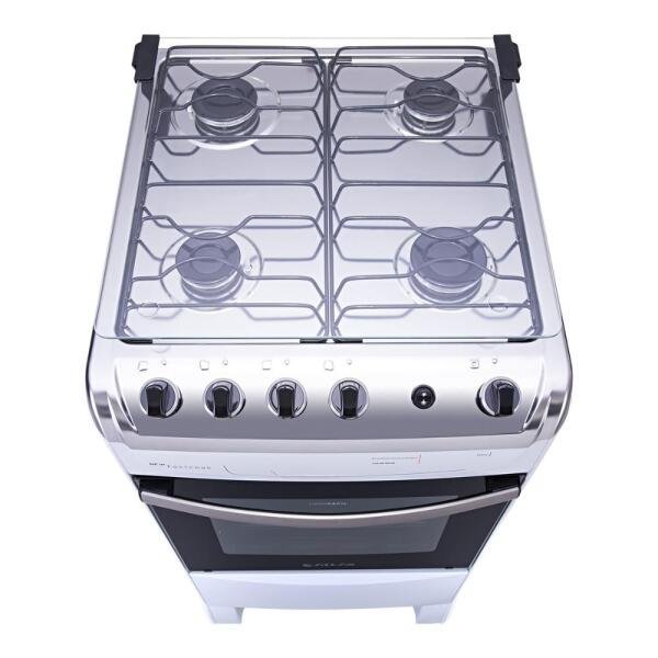 Fogão a Gás 4 Bocas New Fastcook Atlas Acendimento Automático Bivolt Branco - 5