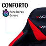 Cadeira Gamer Racer X Rush Ergonômica Reclinável Vermelha - 5