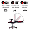 Cadeira Gamer Racer X Rush Ergonômica Reclinável Vermelha - 7
