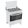 Fogão a Gás Clarice Delicato 6 Bocas Manual Forno 83 Litros Branco - 1