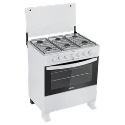 Fogão a Gás Clarice Delicato 6 Bocas Manual Forno 83 Litros Branco - 1 Fogão a Gás Clarice Delicato 6 Bocas Manual Forno 83 Litros Branco - 1