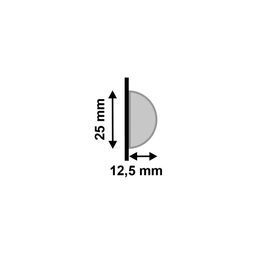 Meia Curva 598 Fendi Poliestireno 2,5cm Santa Luzia (cx 6br) - 4