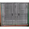 Vitro de Alumínio 4 folhas 1,00 x 1,20 com grade cor Brilhante - 3