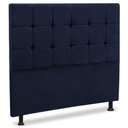 Ver imagem 1 de Cabeceira Luxo Sleep Malu King 195cm Azul Marinho