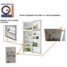 Jogo de Borrachas para Geladeira Ge R620 Ffe2b1 - 2