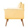 Conjunto de 2 Poltronas Opala Veludo Amarelo - Speciale Home - 3