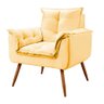 Conjunto de 2 Poltronas Opala Veludo Amarelo - Speciale Home - 6
