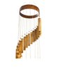 Mensageiro Dos Ventos Espiral Bambu Grande - 2