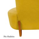 Ver imagem 7 de Namoradeira Sofá Feijão Luna 100cm Orgânica Couro Amarelo