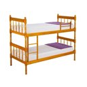 Ver imagem 3 de Cama Beliche Solteiro Madeira Torneada 88cm Mel