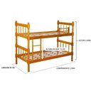 Ver imagem 2 de Cama Beliche Solteiro Madeira Torneada 88cm Mel