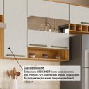 Ver imagem 5 de Cozinha Modulada Compacta 4 Peças 8 Portas MDF 280cm Itália Espresso Móveis