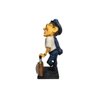 Estátua Piloto de Avião Aviador em Resina Decoração 23cm - 3