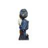 Estátua Piloto de Avião Aviador em Resina Decoração 23cm - 2