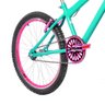 Bicicleta Aro 24 Aero + Kit Passeio Cor Verde Água e Pink - 5