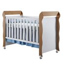 Ver imagem 4 de Berço Americano Mirelle Trocador Juju Branco Acetinado