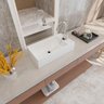 Cuba Pia de Apoio para Banheiro Retangular 54cm Alva C08 Branco - Mpozenato - 5