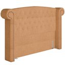 Ver imagem 3 de Cabeceira Cama Box Casal 195cm Sofia Bouclê Mostarda