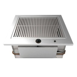 Churrasqueira Cooktop De Embutir A Gás Saro CHEGLP Inox - 1