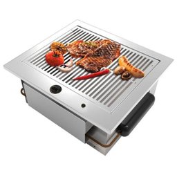 Churrasqueira Cooktop De Embutir A Gás Saro CHEGLP Inox - 3