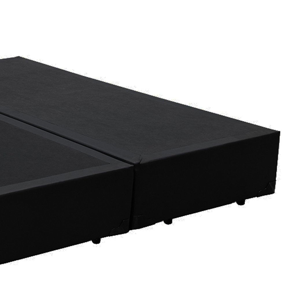 Base Box Queen Bipartido NK Camas Sintético Preto 40x158x198 - 2