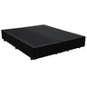 Base Box Queen Bipartido NK Camas Sintético Preto 40x158x198 - 1