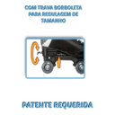 Ver imagem 4 de Patins 4 Rodas Ajustável Fenix Brinquedos RL06RC 39-42 Roller Skate Rosa