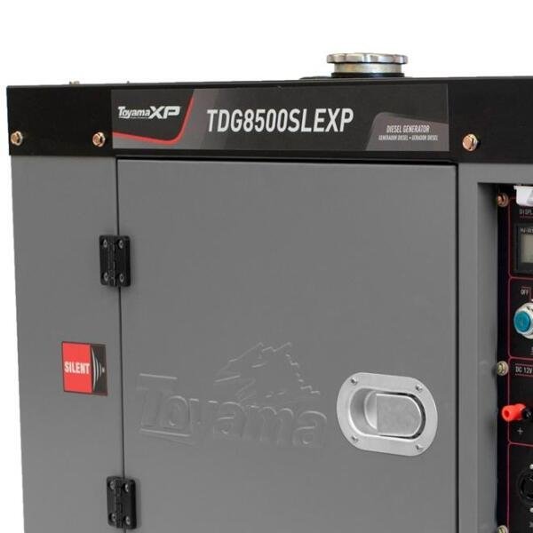 Gerador Energia A Diesel Toyama TDG8500SLEXP Partida Elétrica 7 KVA Bivolt - 2
