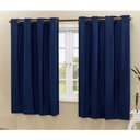 Ver imagem 1 de Cortina Blackout PVC 2,20 m x 1,30 m - Azul Marinho